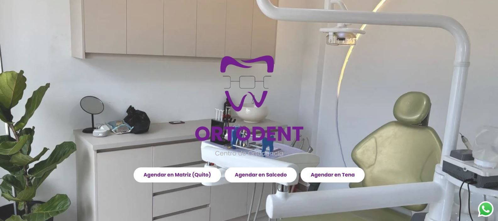 Ortodent Center — Landing de servicios